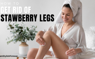 woman moisturizing her legs - IamStylishForever